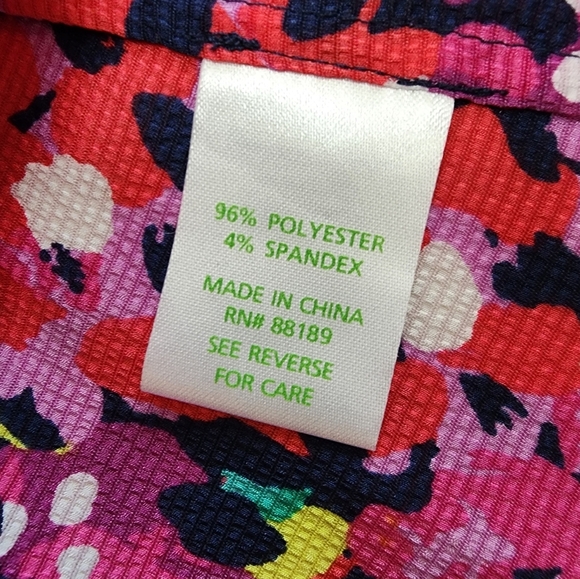 Lilly Pulitzer Size XS Colorful Floral Top Slaveless. - Picture 6 of 7
